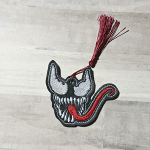 Symbiote Face Bookmark