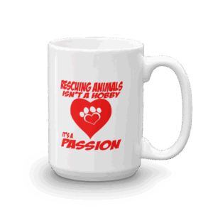 Rescuing Animals Isn't A Hobby mug Mockup