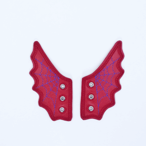 spider guy inspired shoe wings