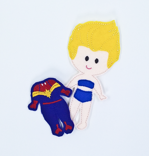 CM flat dress-up doll