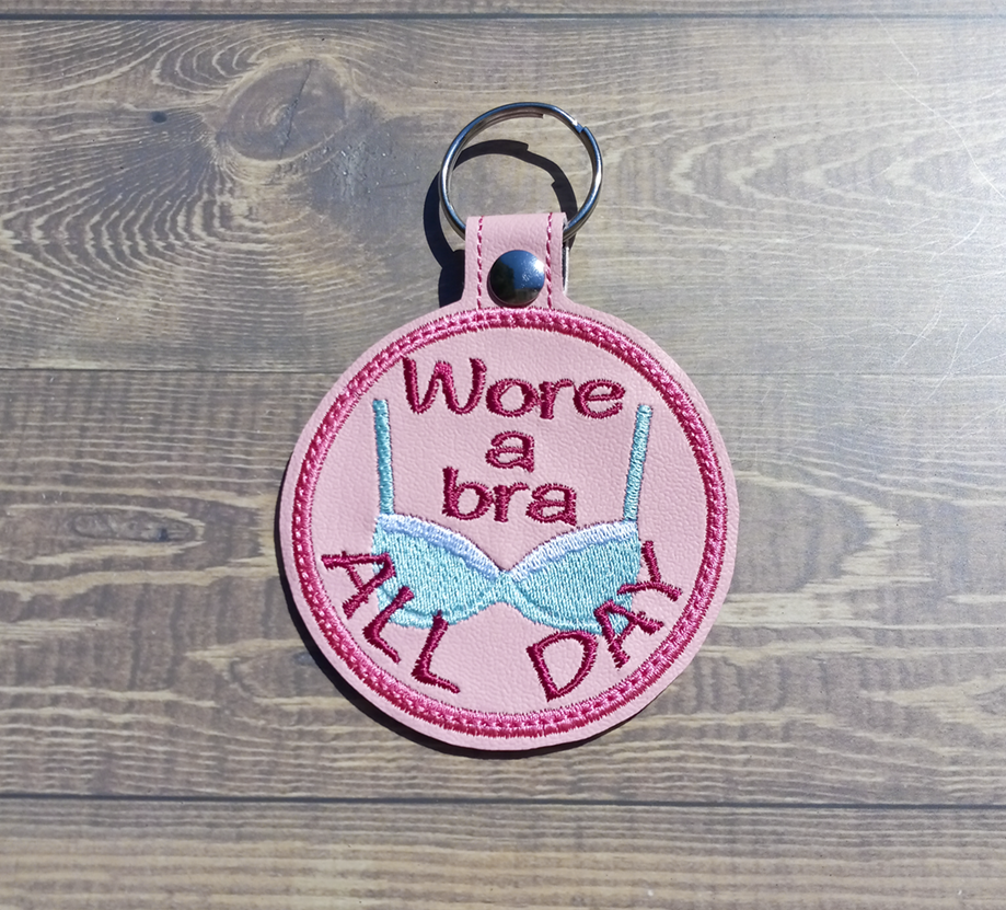 wore a bra all day key fob