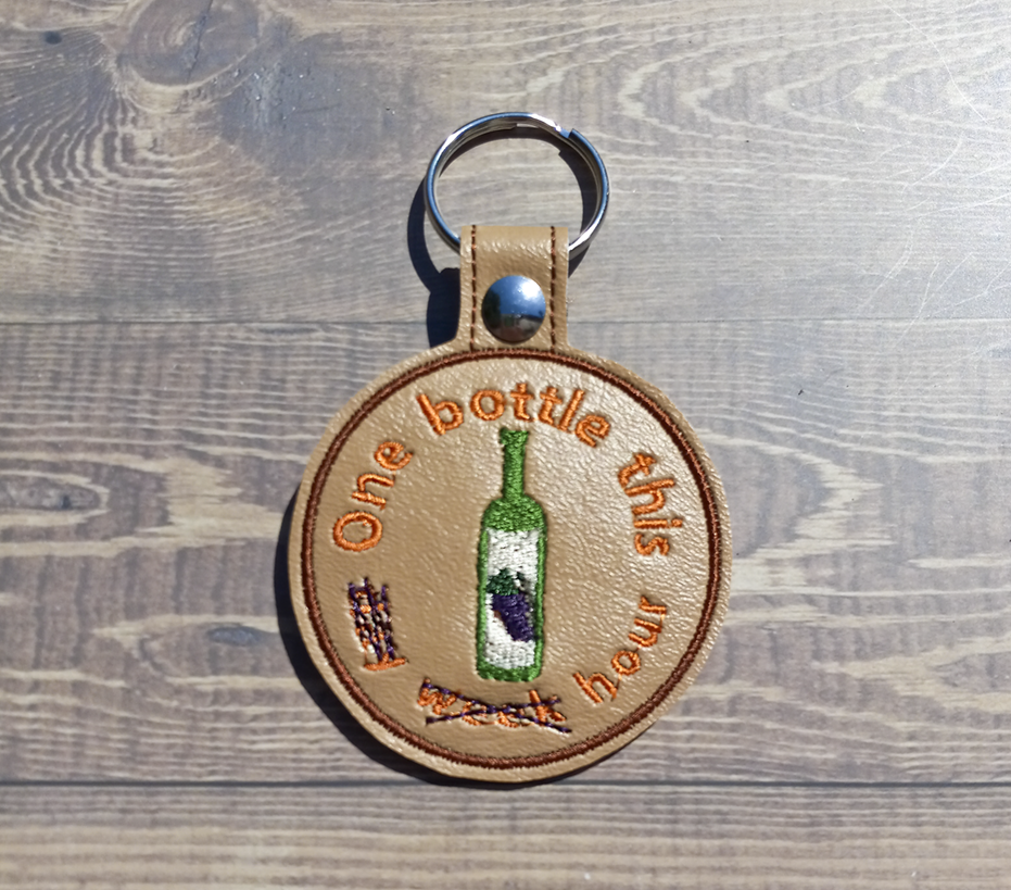 wine key fob