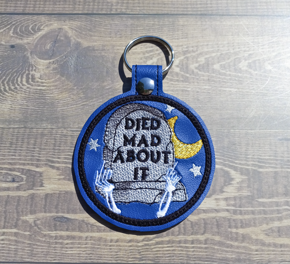 died mad about it key fob