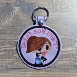 cartoon character key fob