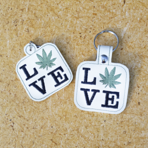 Love Cannabis Fob/ Dangle