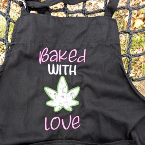 adult baking essential apron with embroidery