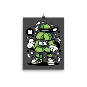 recycle logo graphic print