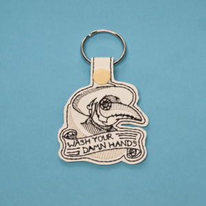 Wash Your Damn Hands Key Fob