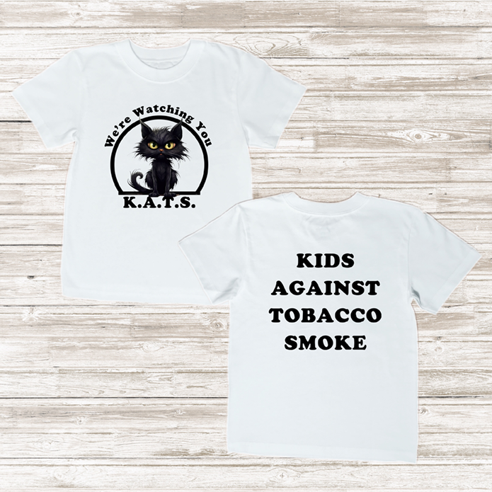 Kats kids tee mockup