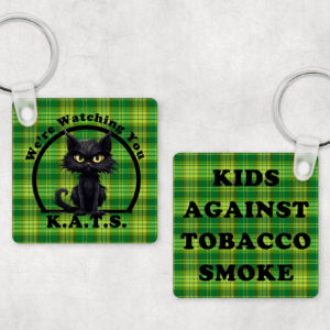 Kats keychain mockup