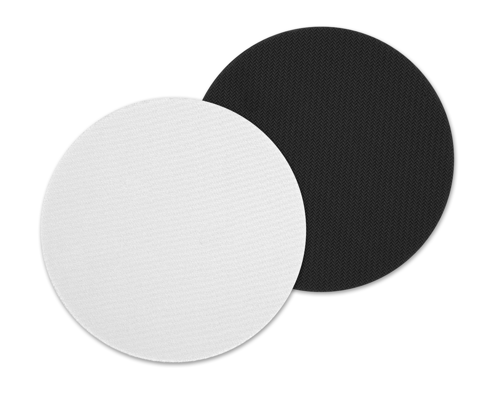 round neoprene coaster