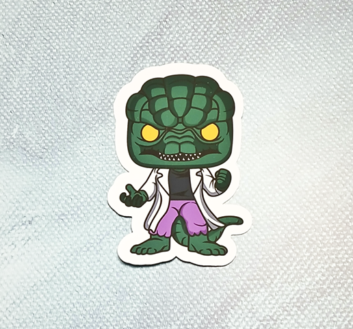 lizard guy vinyl sticker
