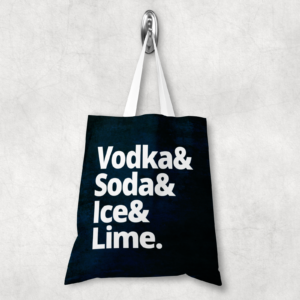 Vodka Soda All Over Print Tote Bag