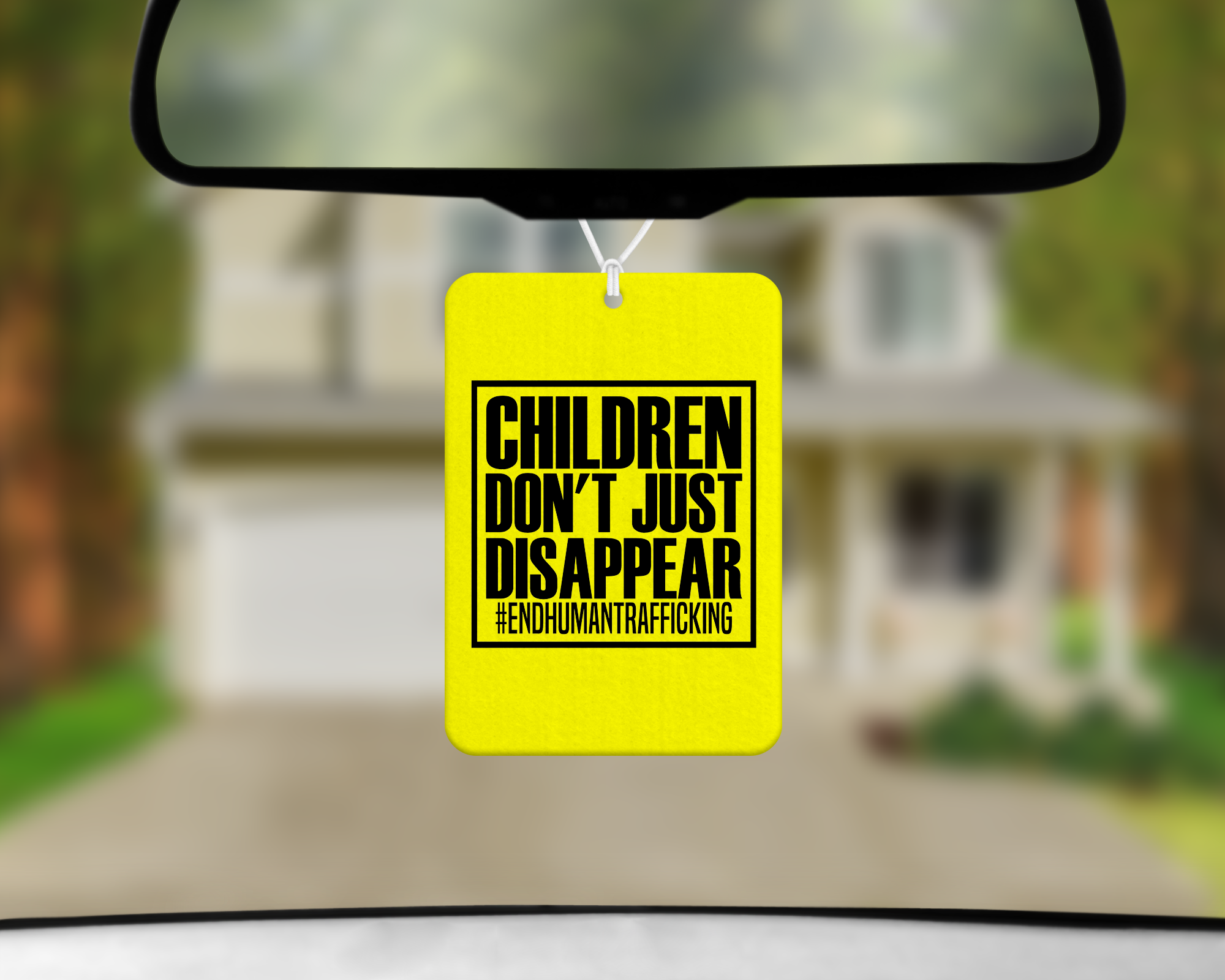 Children Don't Just Disappear Air Freshener Mockup