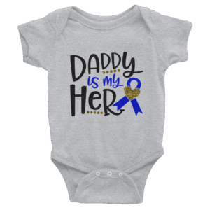 Daddy Is My Hero Baby Onesie