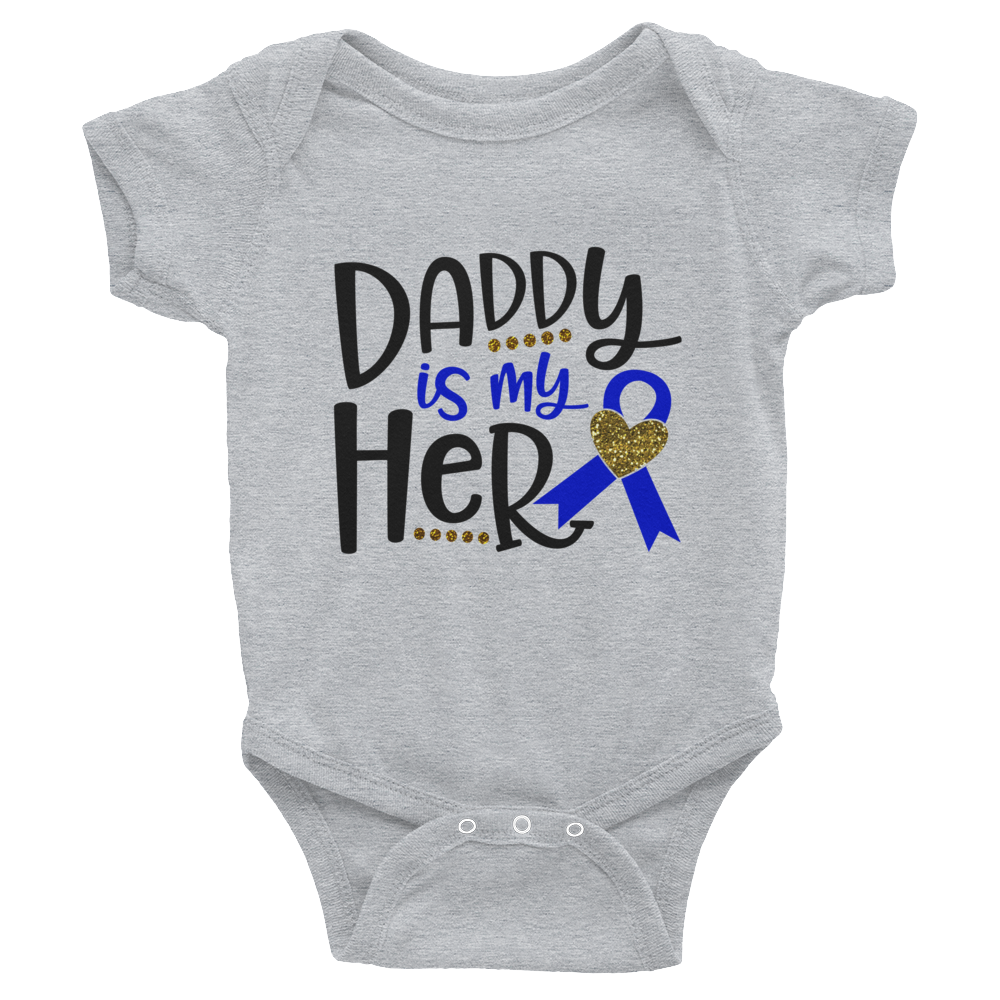 Daddy Is My Hero Baby Onesie
