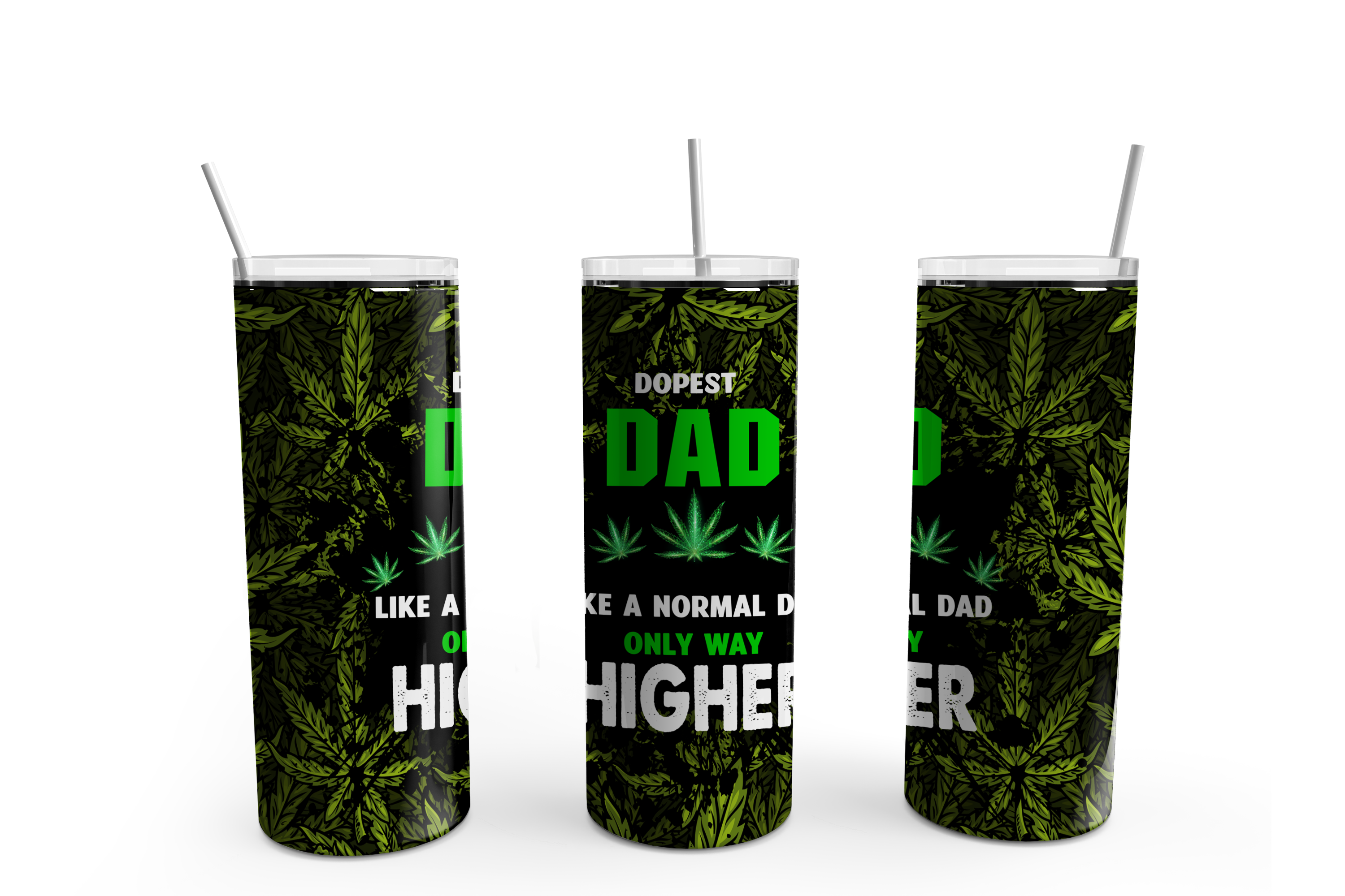 3 views for one Dopest Dad Tumbler