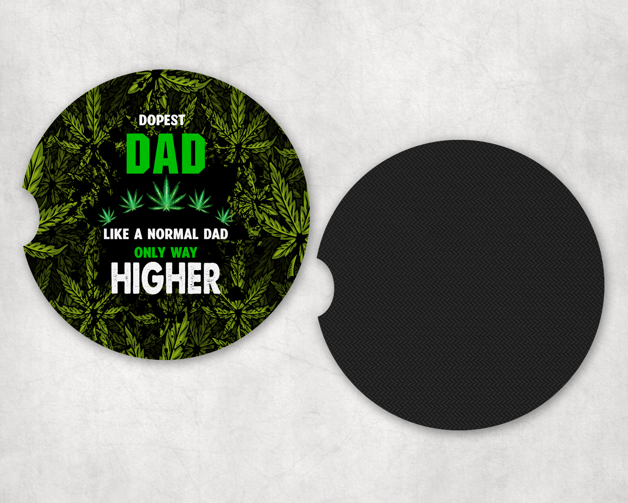 adult automotive coaster with backing