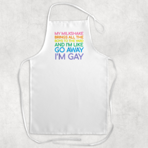 Milkshake im gay apron