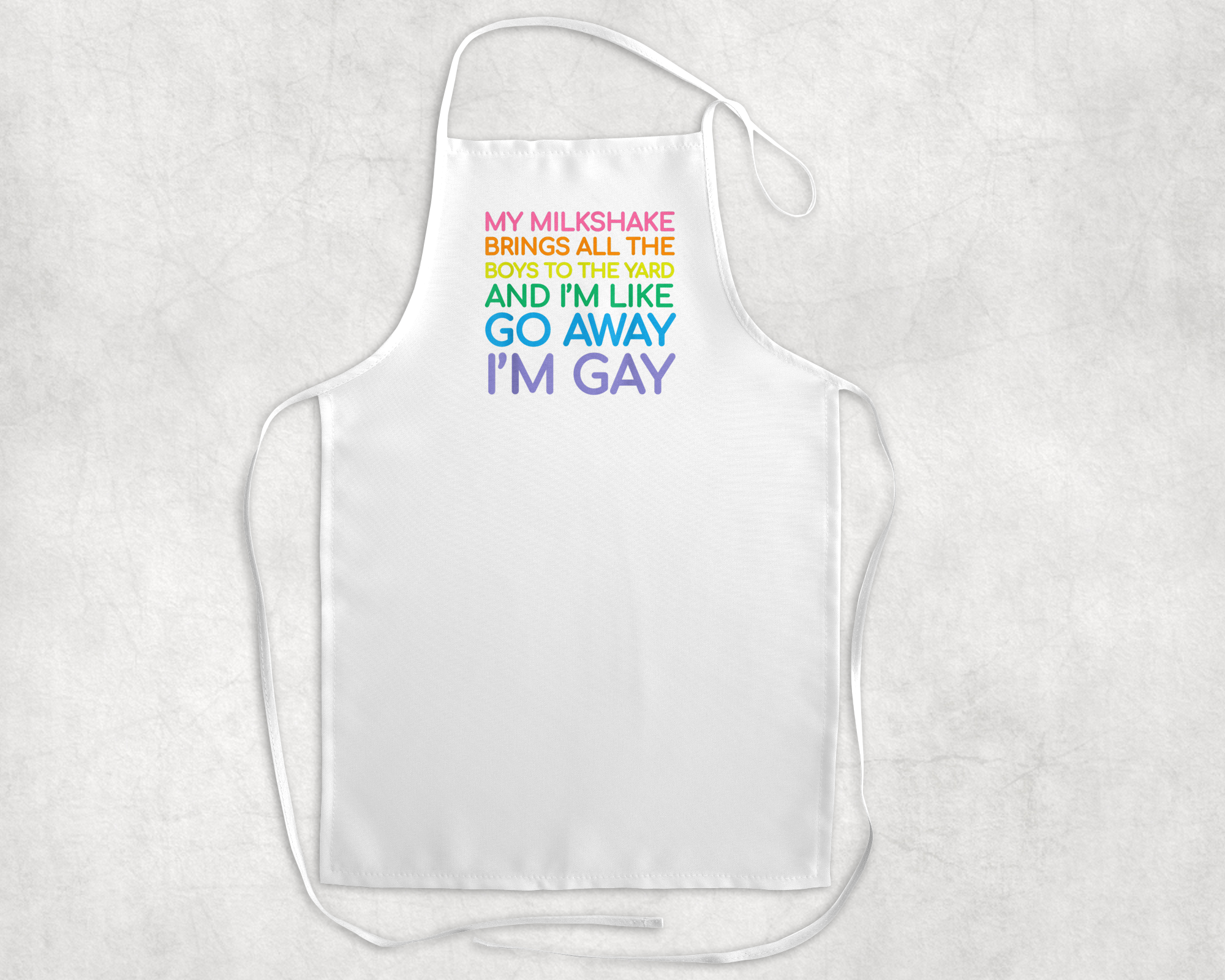 Milkshake im gay apron