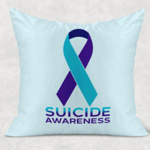 suicide awareness pillow
