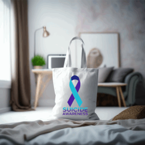 Suicide Awareness Tote Bag