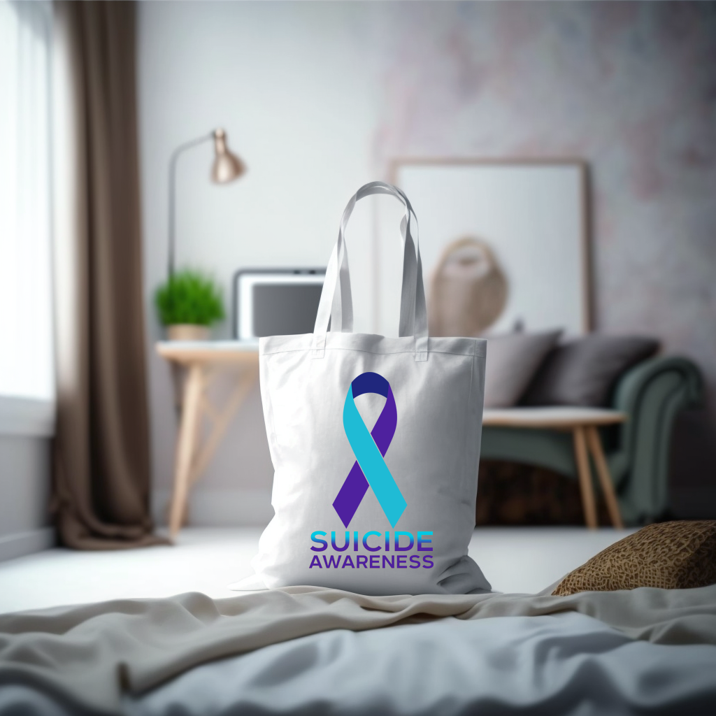 Suicide Awareness Tote Bag
