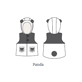 panda vest picture