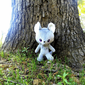Handmade Woodland Wolf Anthro Doll