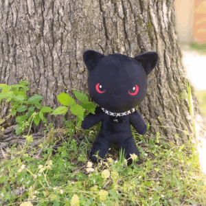 Handmade Standing Kitty Plush