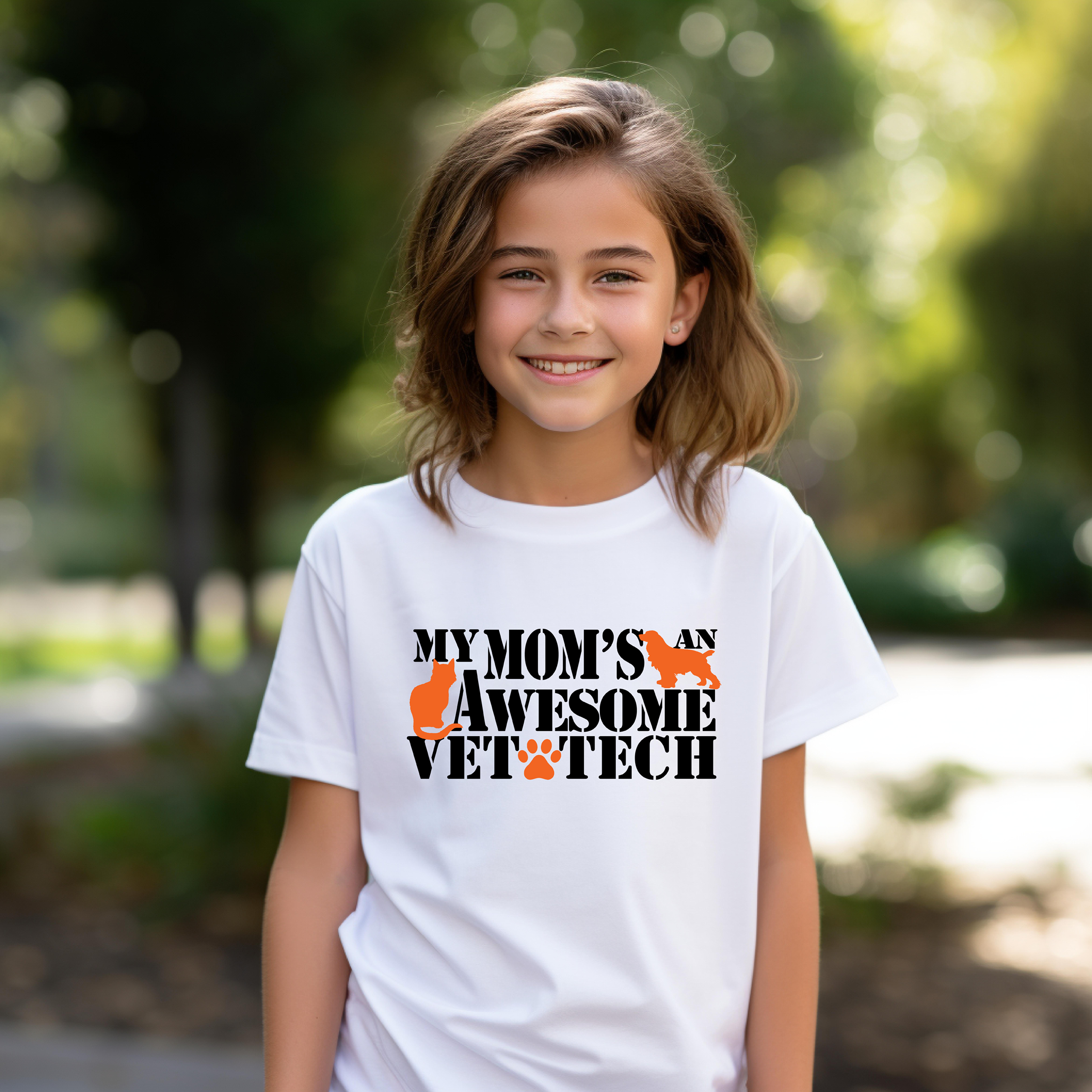 Awesome Vet Tech Shirt Mockup