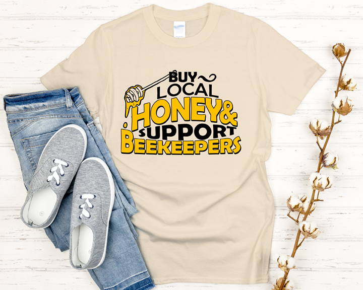 Support Beekeepers Shirt Mockup