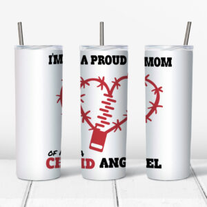 CHD Angel Stainless Steel Tumbler Mockup