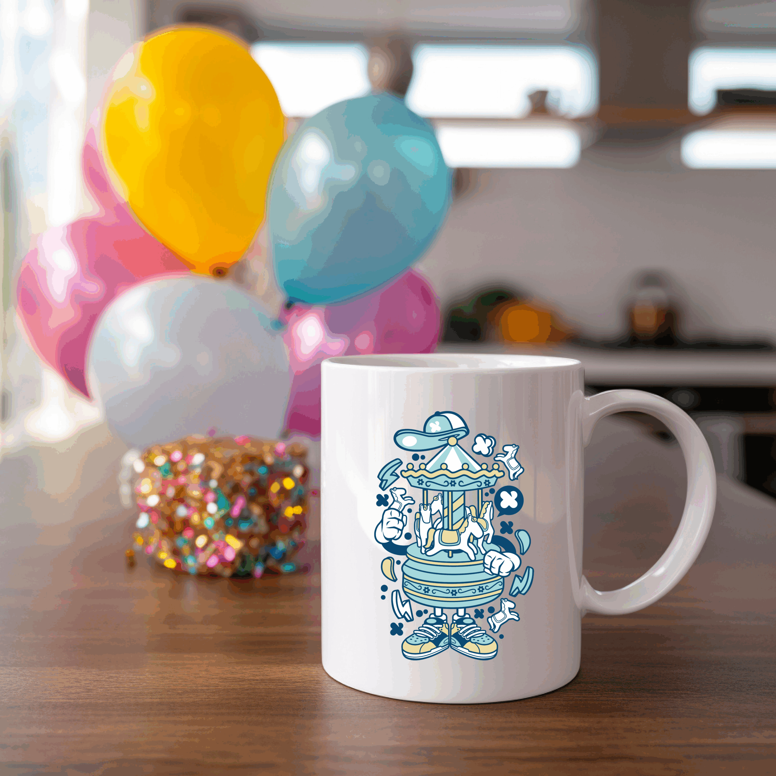 Carousel Guy Mug Mockup