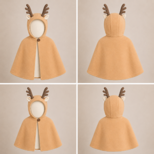 Reindeer Baby Cape
