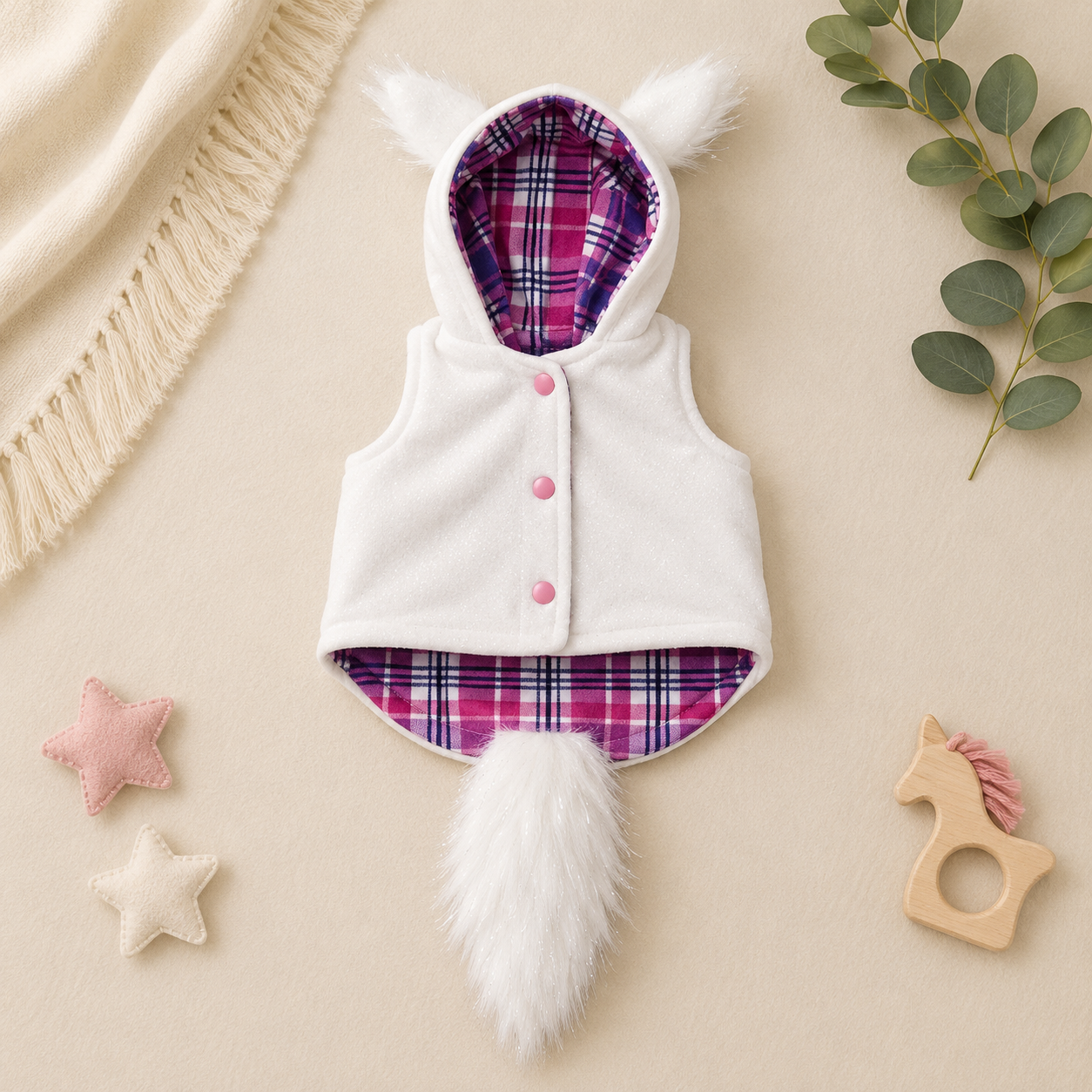 Arctic Fox Baby Vest