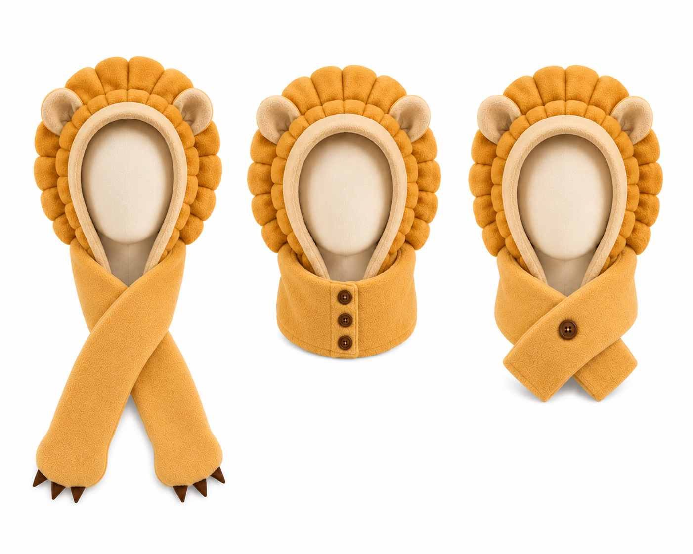 Lion Headwear ChatGPT Mockup