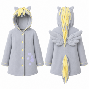 MLP Grey Pegasus Pony Coat