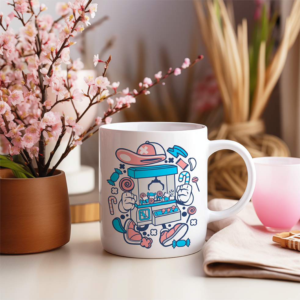 Claw Machine Kid Mug Mockup