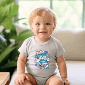 Claw Machine Kid Onesie Mockup