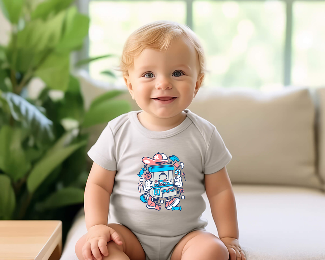 Claw Machine Kid Onesie Mockup