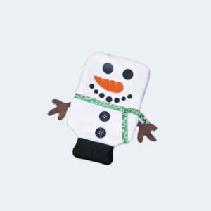 Handmade Snowman Hot Water Bottle Cover