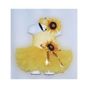 Handmade Sunflower Tutu dress
