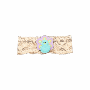 handmade peacock headband