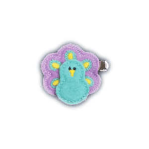 Handmade Peacock Hair Clip