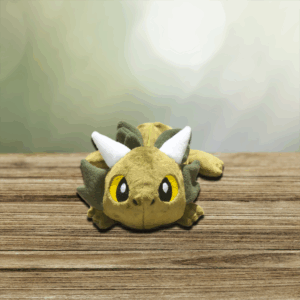 Dragon Pencil Pouch Belly Flop Front