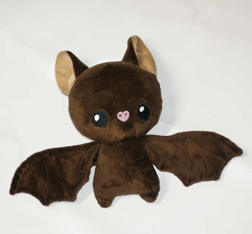 Handmade Bat With Large Wings Plush