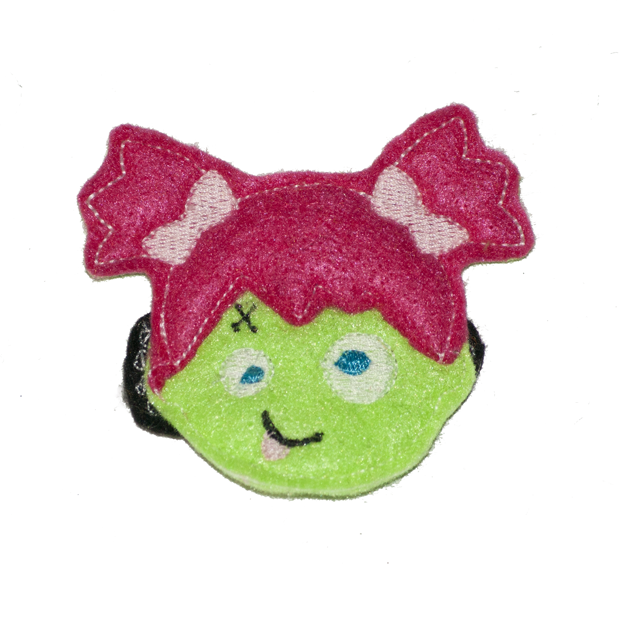 Zombie Girl Hair Clip