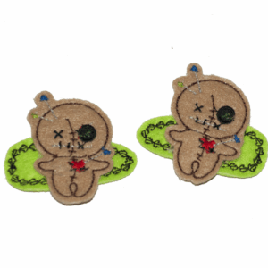 Voodoo Doll Hair Clips