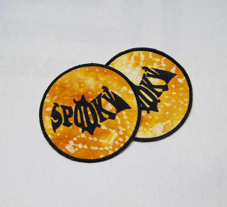 Handmade Bats 'Spooky' Coasters